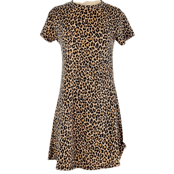 Leopard Print Dress - Picture 1 of 6